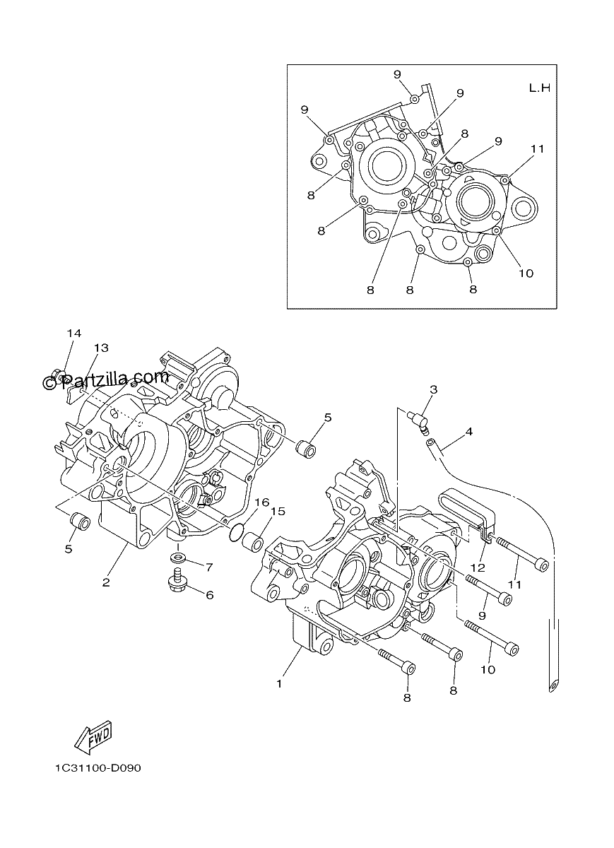 Diagrama de CRANKCASE