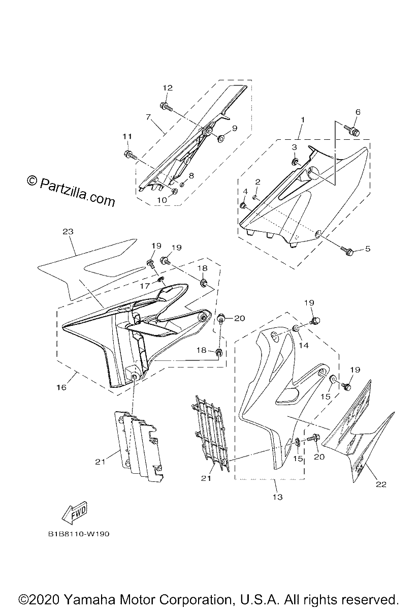 Diagrama de SIDE COVER