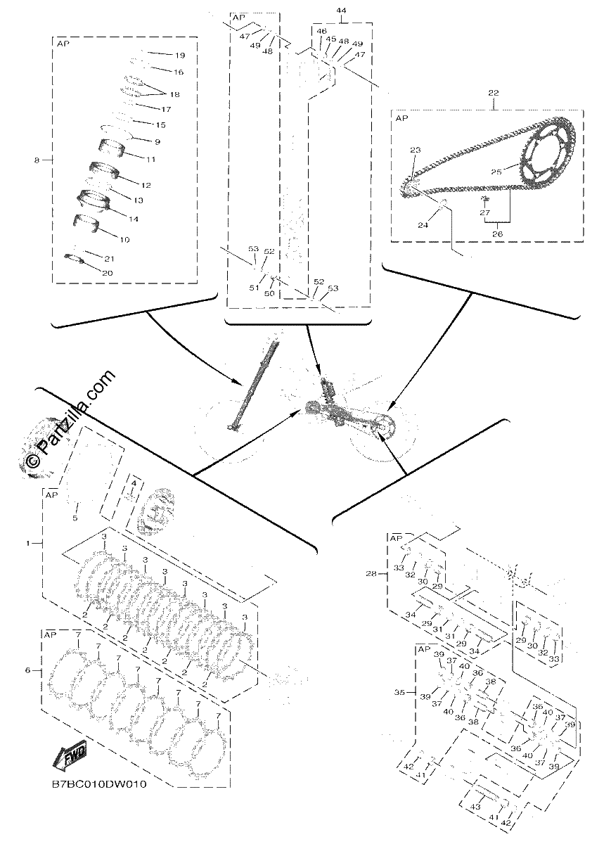Diagrama de 2 MAINTENANCE PARTS KIT
