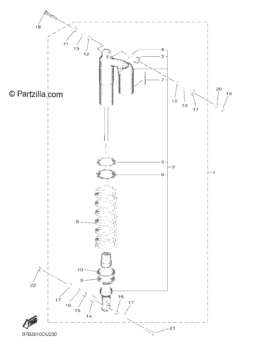 Diagrama de REAR SUSPENSION