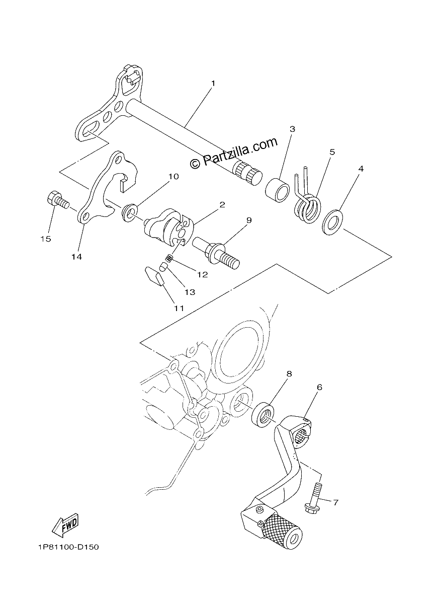 Diagrama de SHIFT SHAFT
