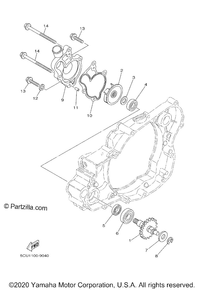 Diagrama de WATER PUMP