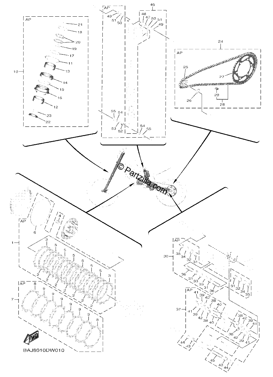 Diagrama de 2 MAINTENANCE PARTS KIT