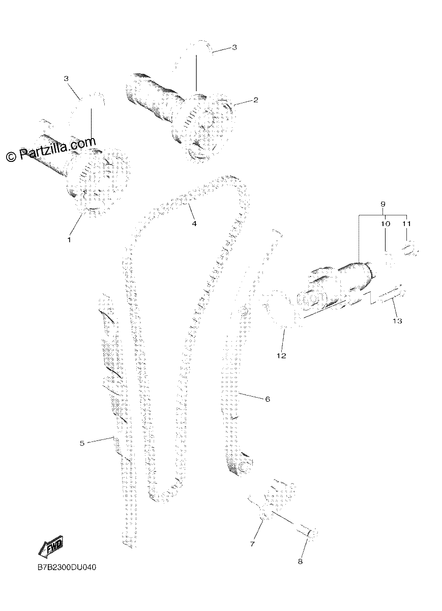 Diagrama de CAMSHAFT CHAIN