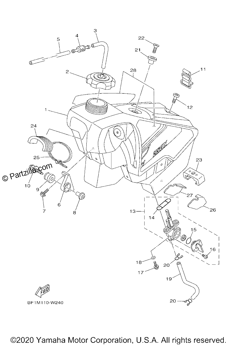 Diagrama de FUEL TANK