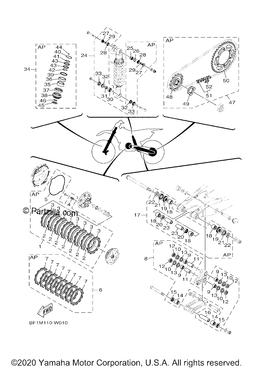 Diagrama de MAINTENANCE PARTS KIT