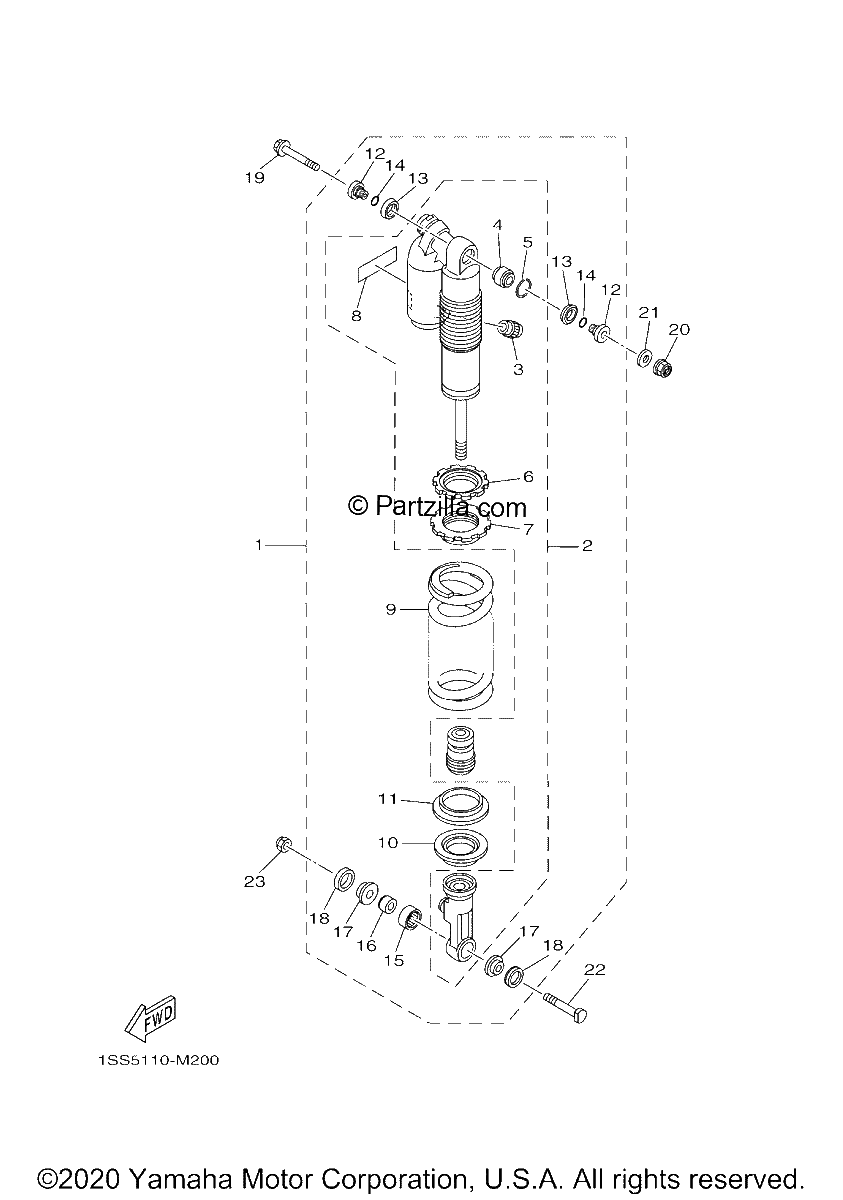 Diagrama de REAR SUSPENSION