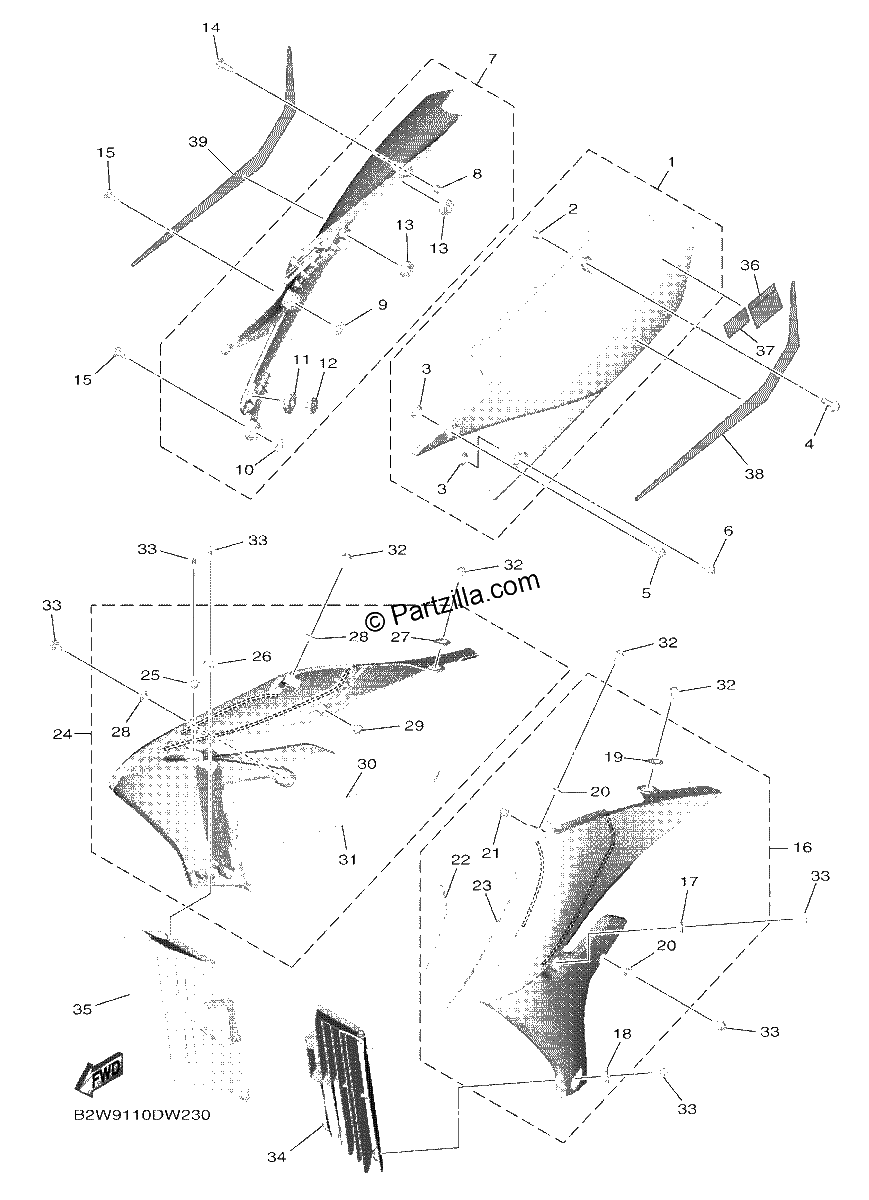 Diagrama de SIDE COVER