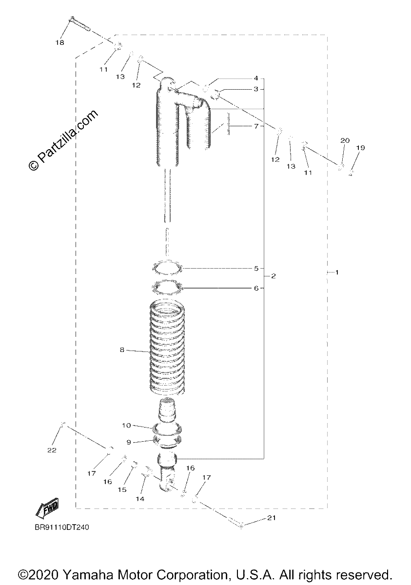 Diagrama de REAR SUSPENSION