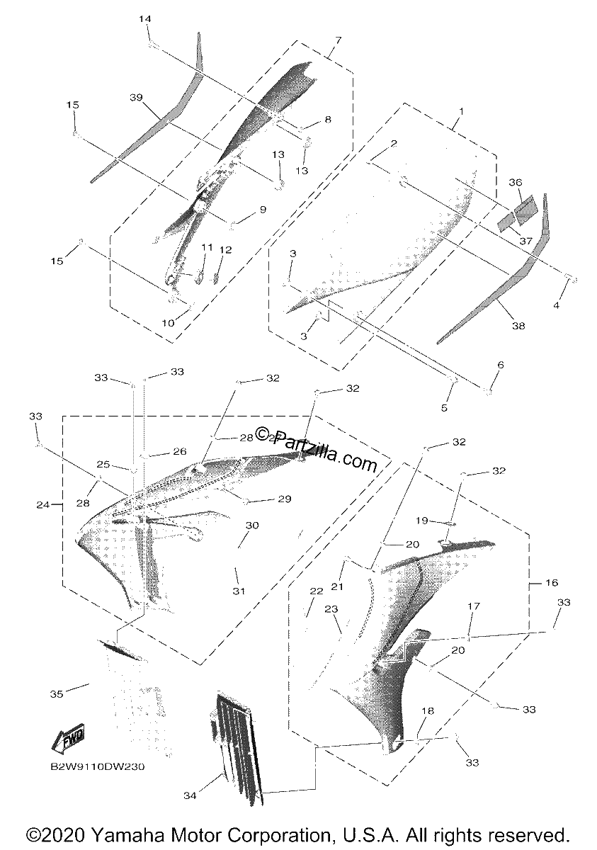 Diagrama de SIDE COVER