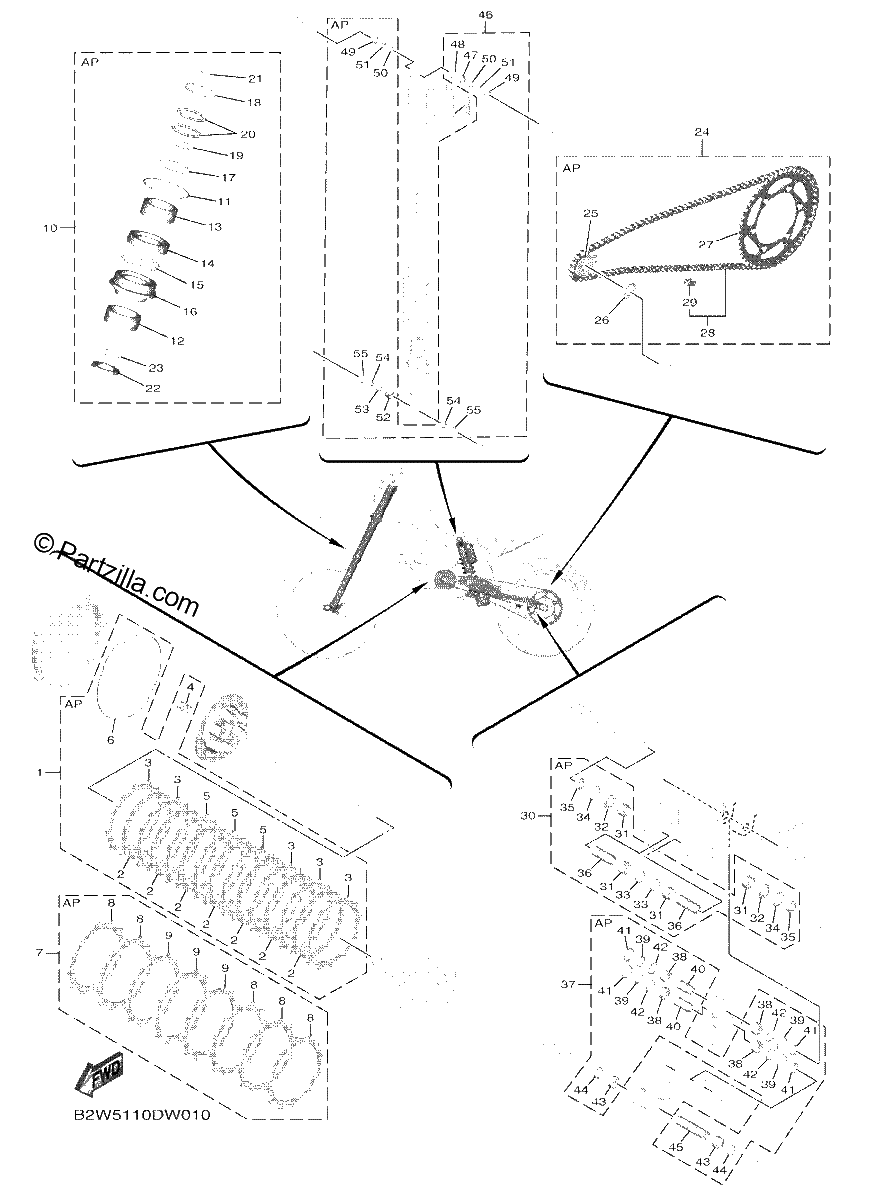Diagrama de 2 MAINTENANCE PARTS KIT