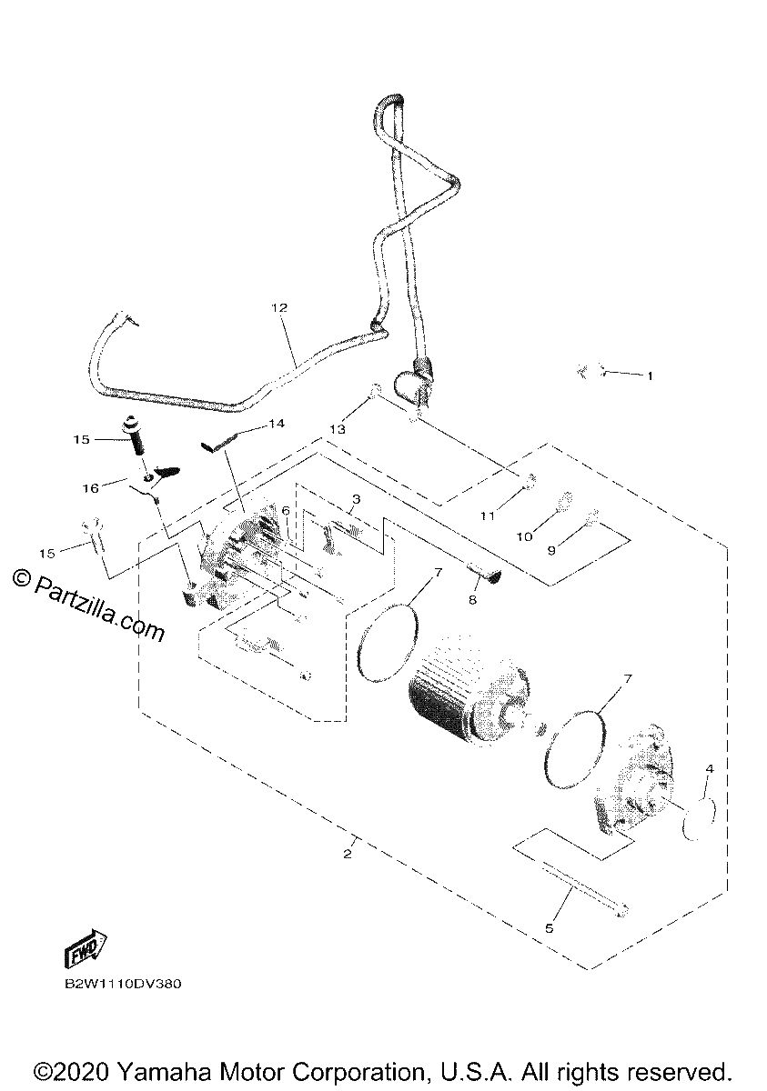 Diagrama de STARTING MOTOR