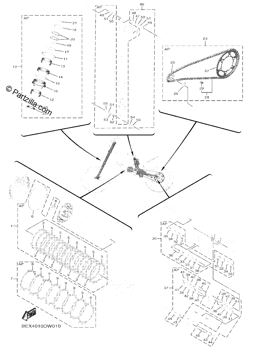 Diagrama de 2 MAINTENANCE PARTS KIT