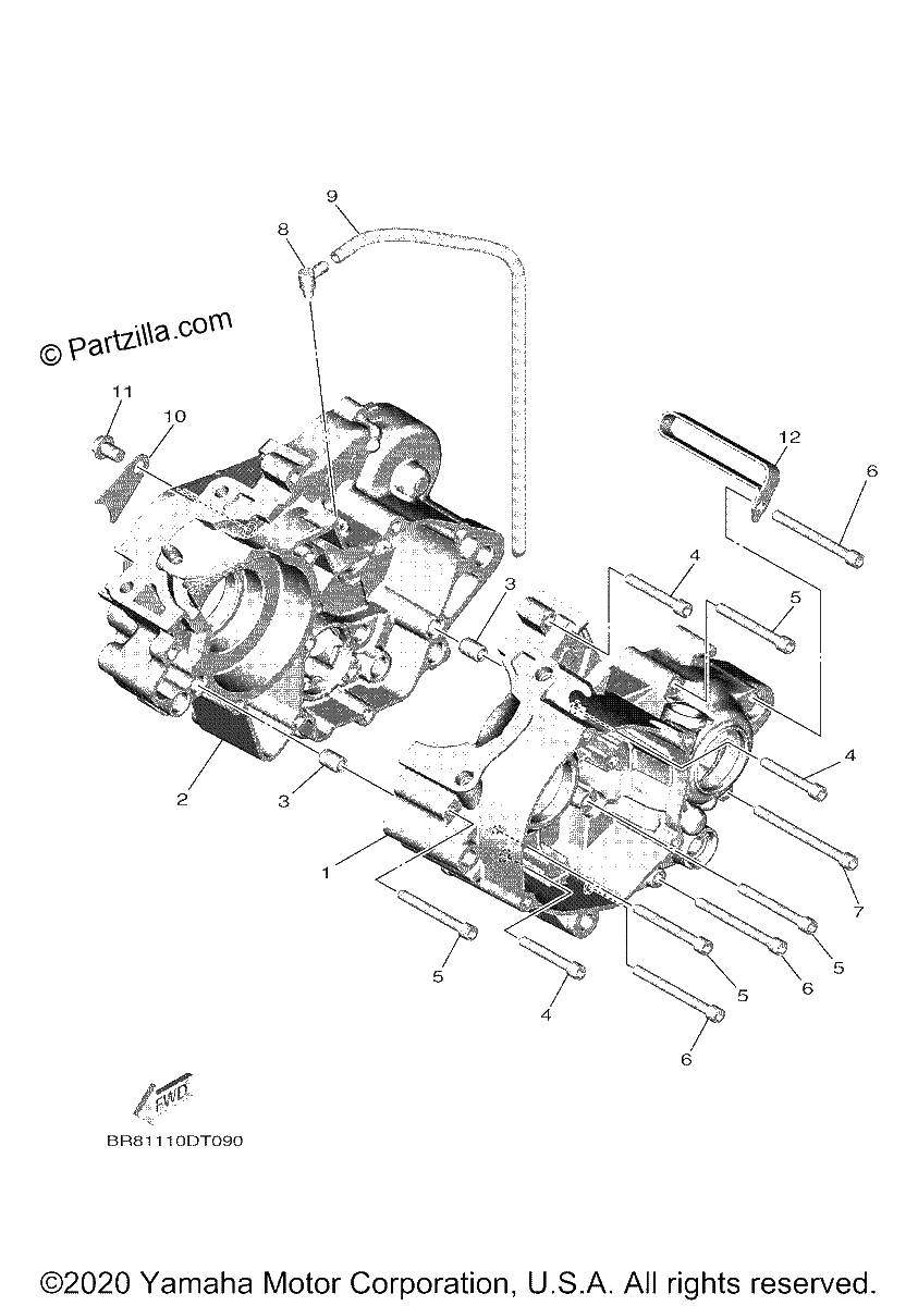 Diagrama de CRANKCASE