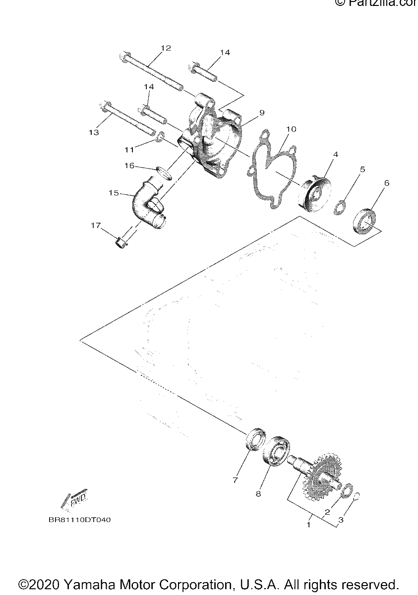 Diagrama de WATER PUMP