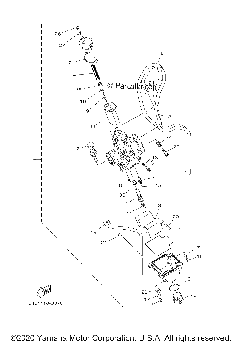 Diagrama de CARBURETOR