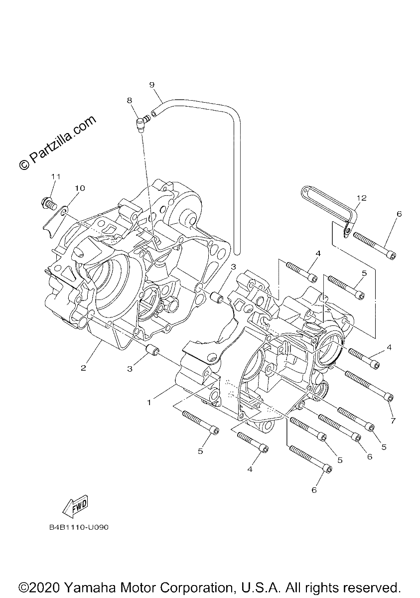 Diagrama de CRANKCASE