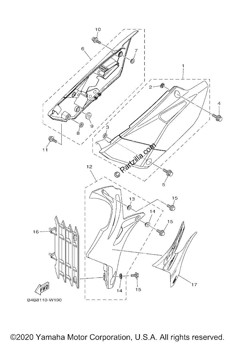 Diagrama de SIDE COVER