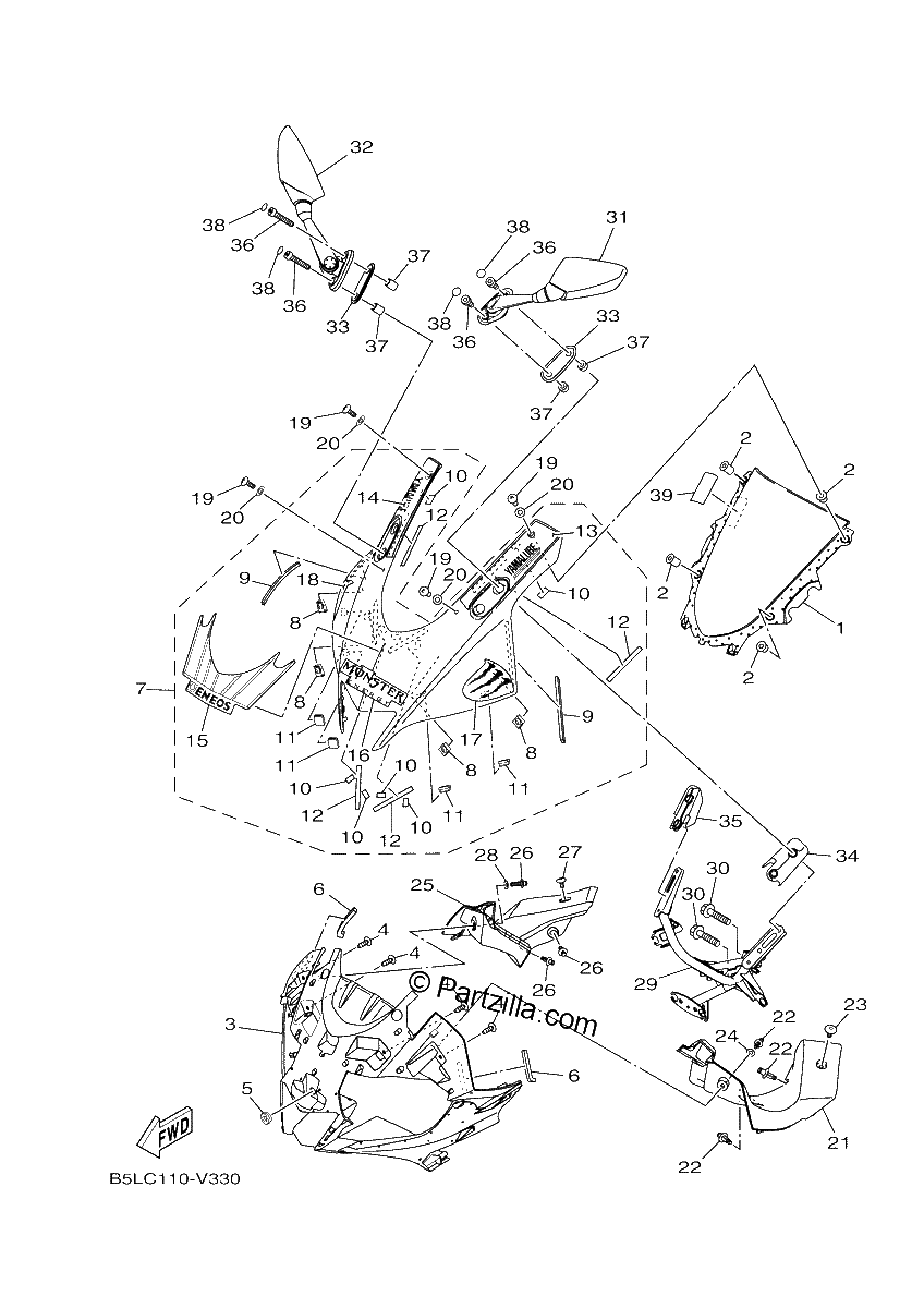 Diagrama de WINDSHIELD