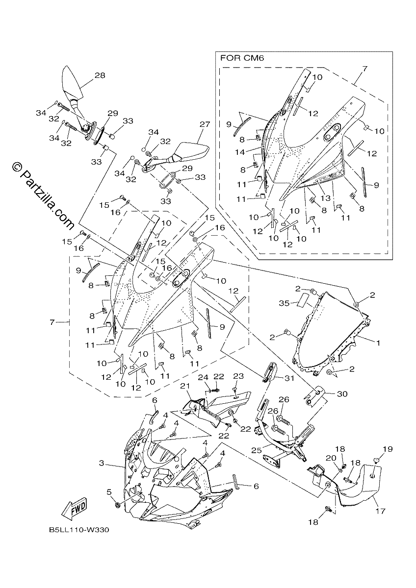 Diagrama de WINDSHIELD