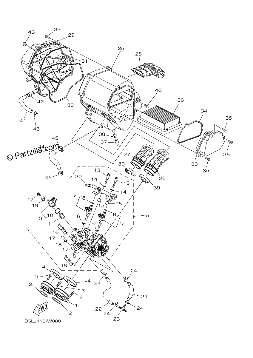 Diagrama de INTAKE