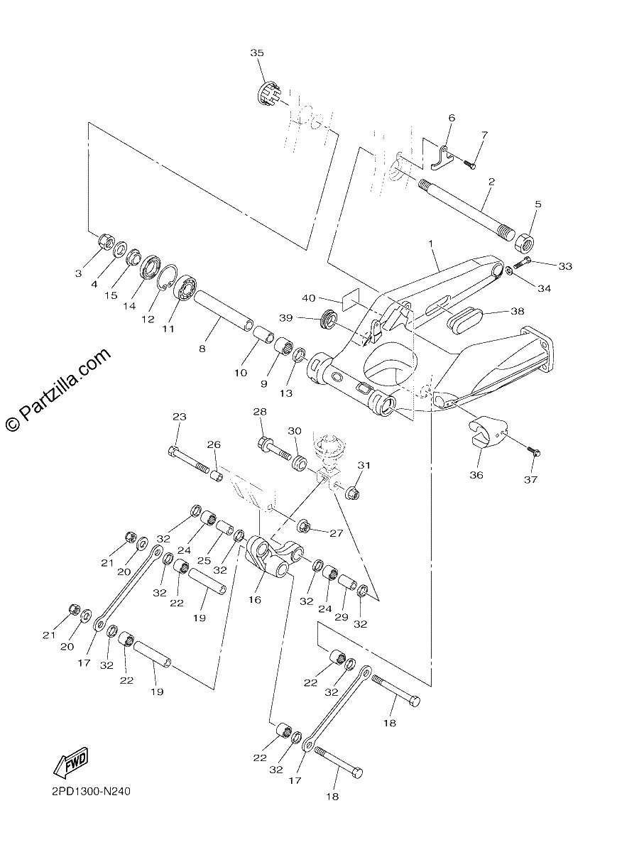 Diagrama de REAR ARM