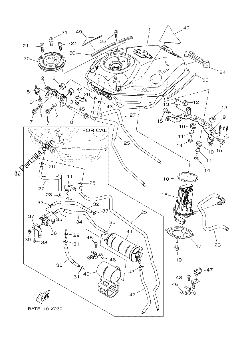 Diagrama de FUEL TANK