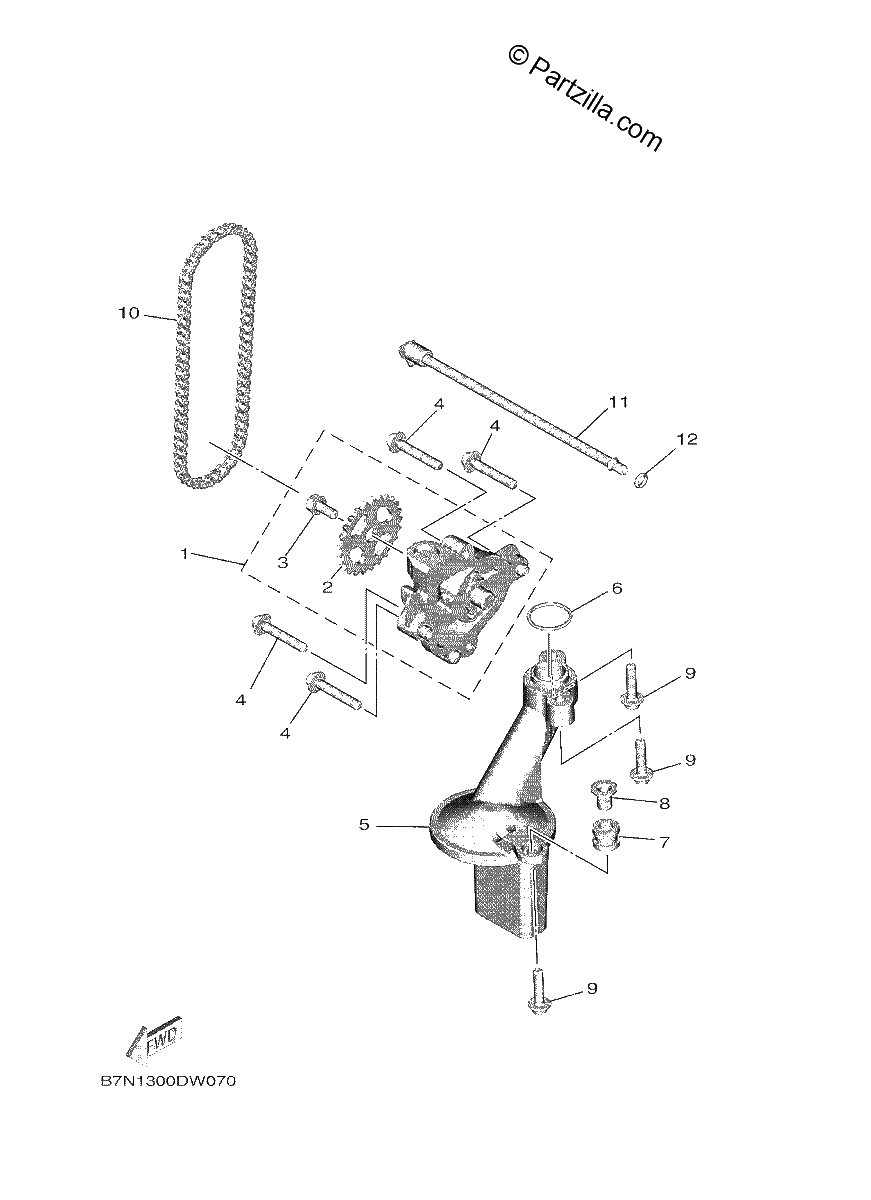 Diagrama de OIL PUMP
