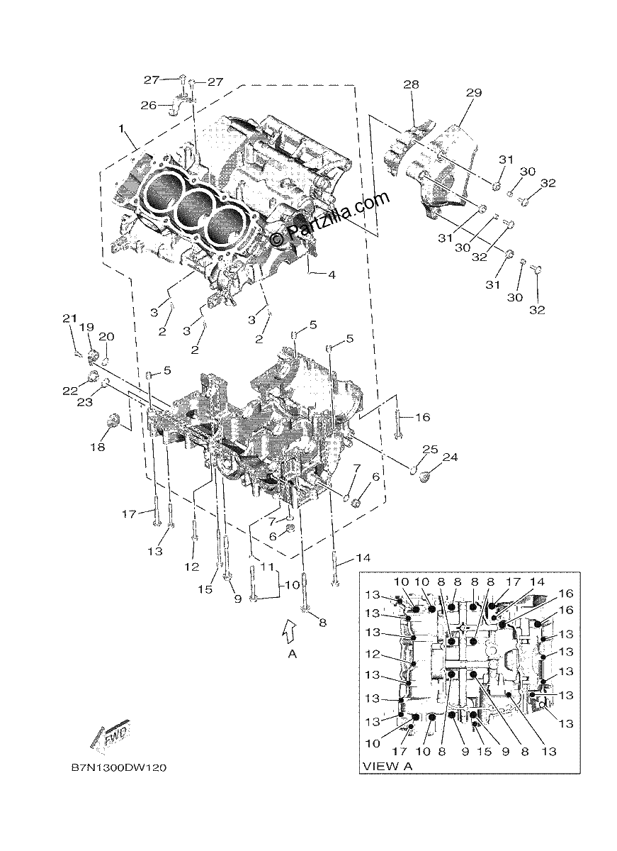 Diagrama de CRANKCASE