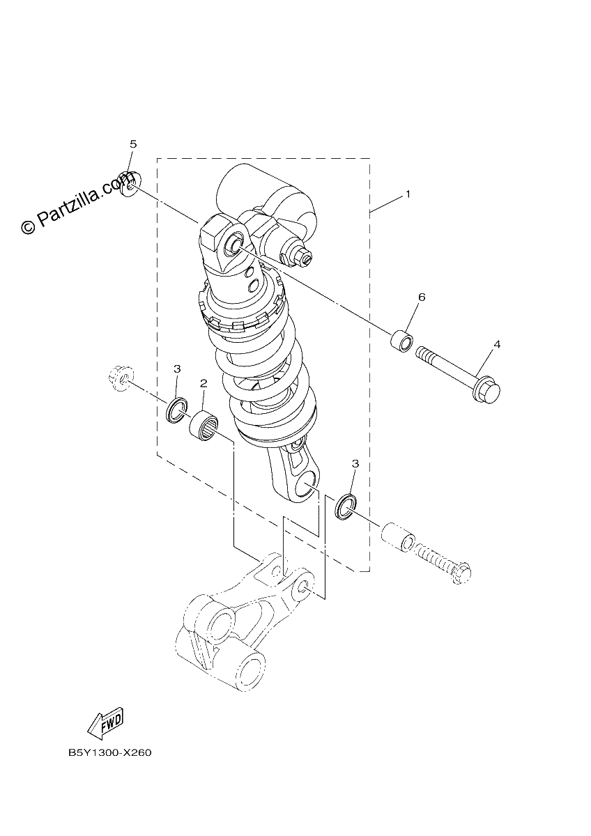 Diagrama de REAR SUSPENSION