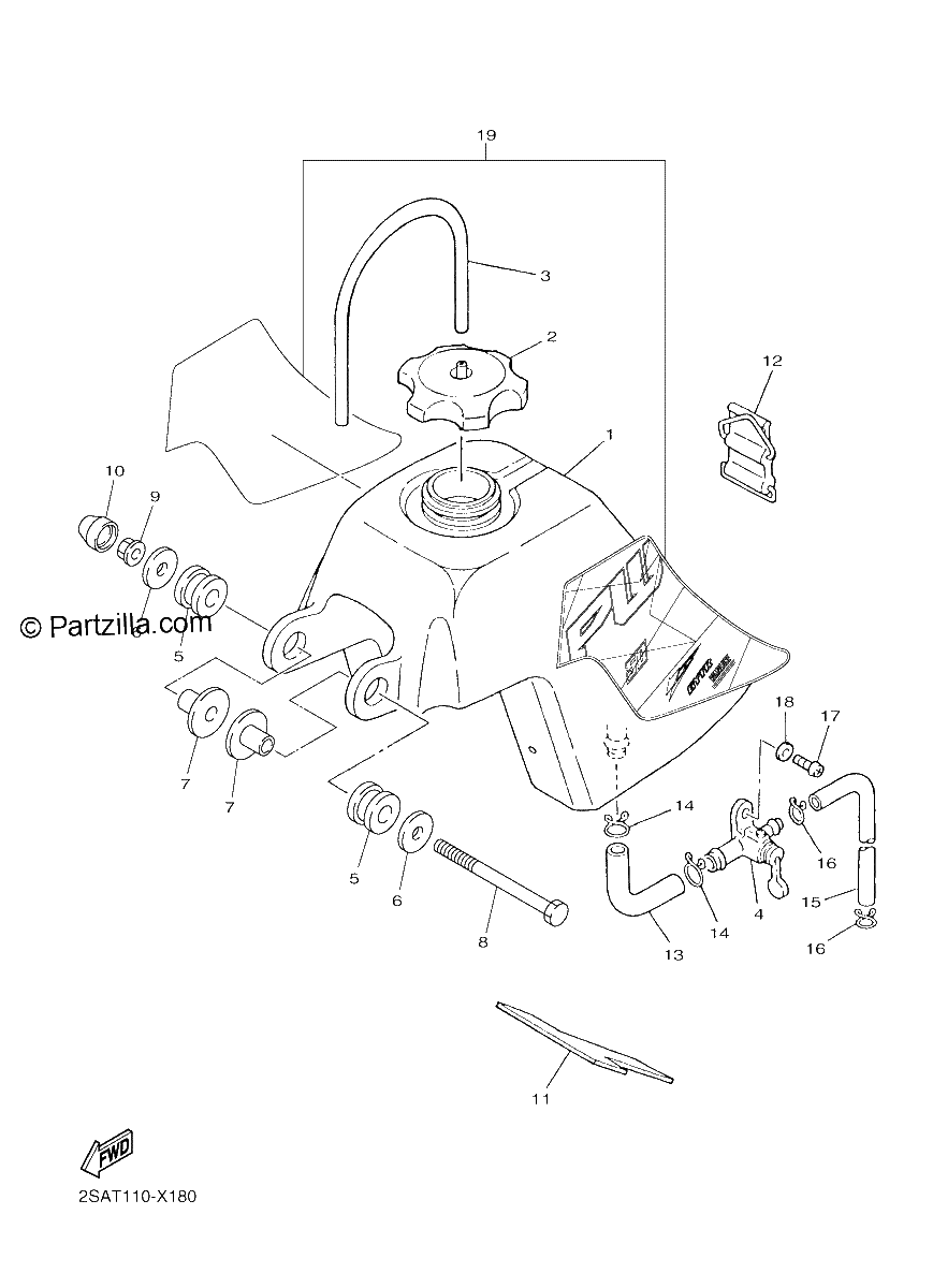 Diagrama de FUEL TANK