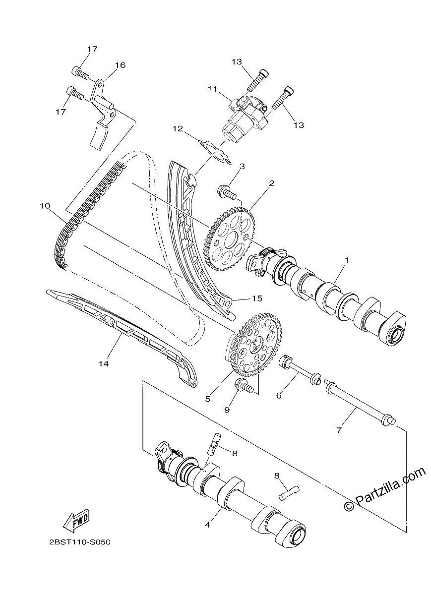 Diagrama de CAMSHAFT CHAIN