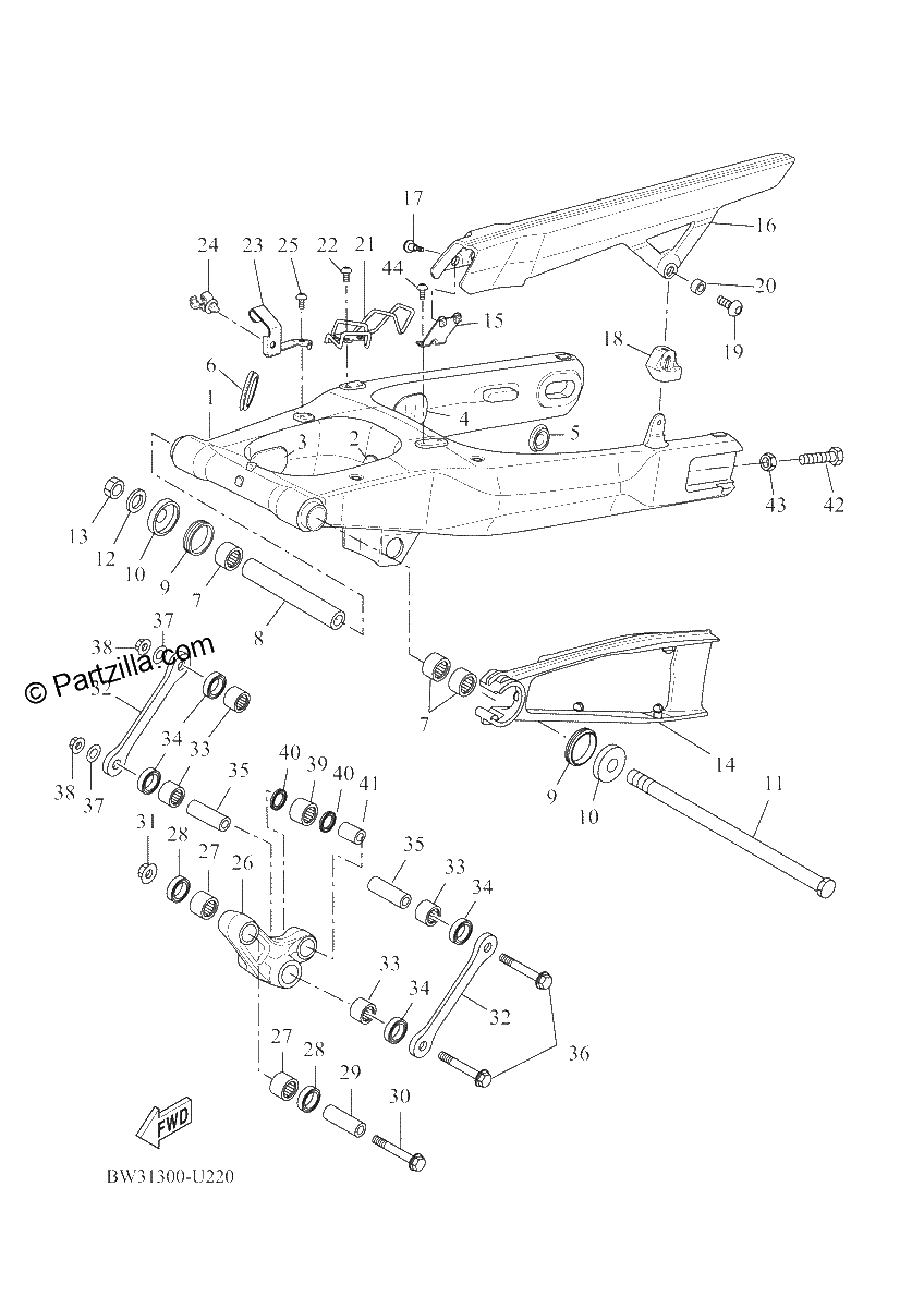 Diagrama de REAR ARM
