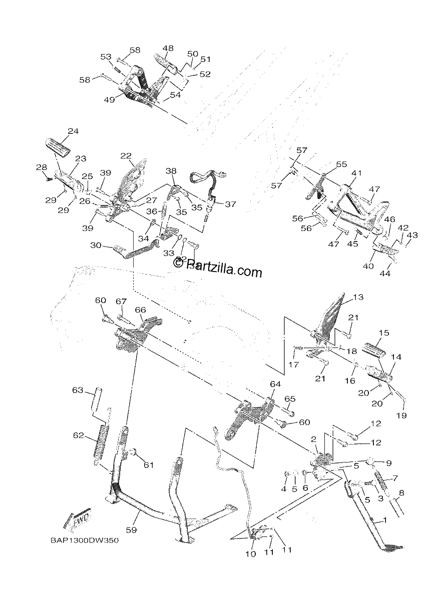 Diagrama de STAND FOOTREST