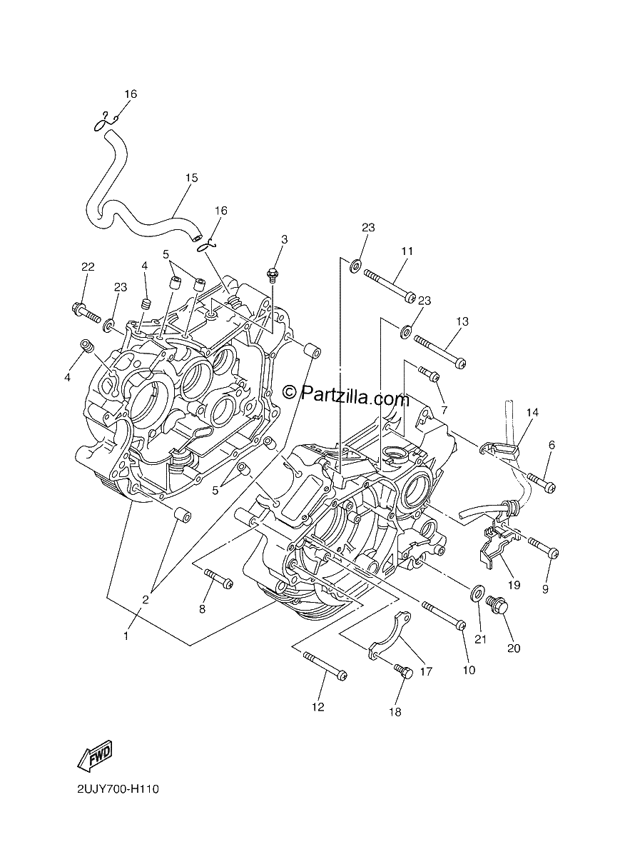 Diagrama de CRANKCASE