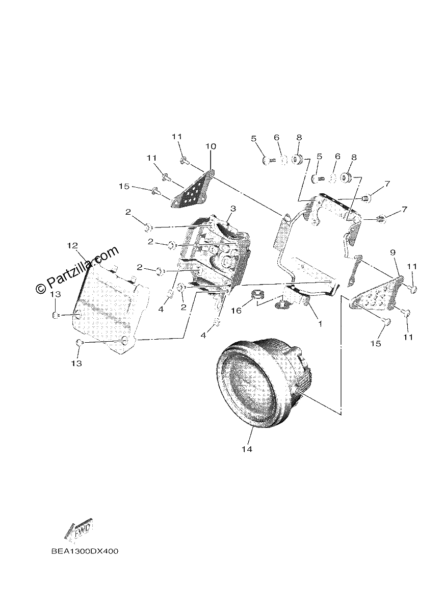 Diagrama de HEADLIGHT