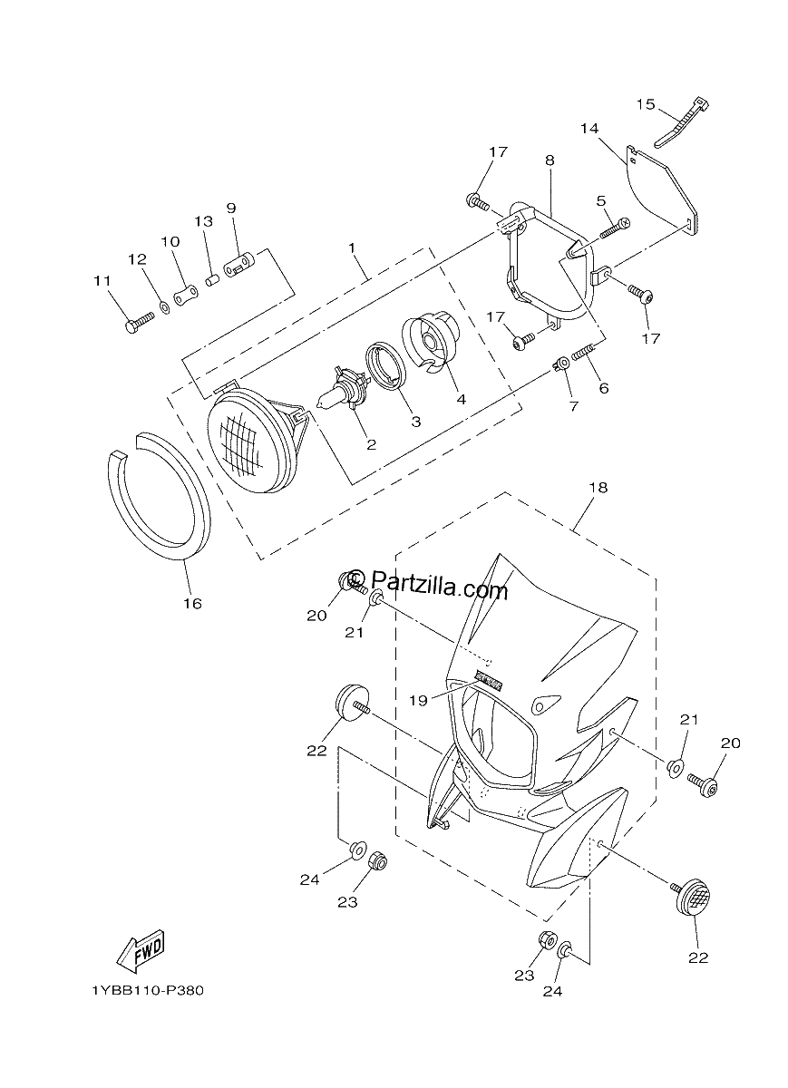 Diagrama de HEADLIGHT