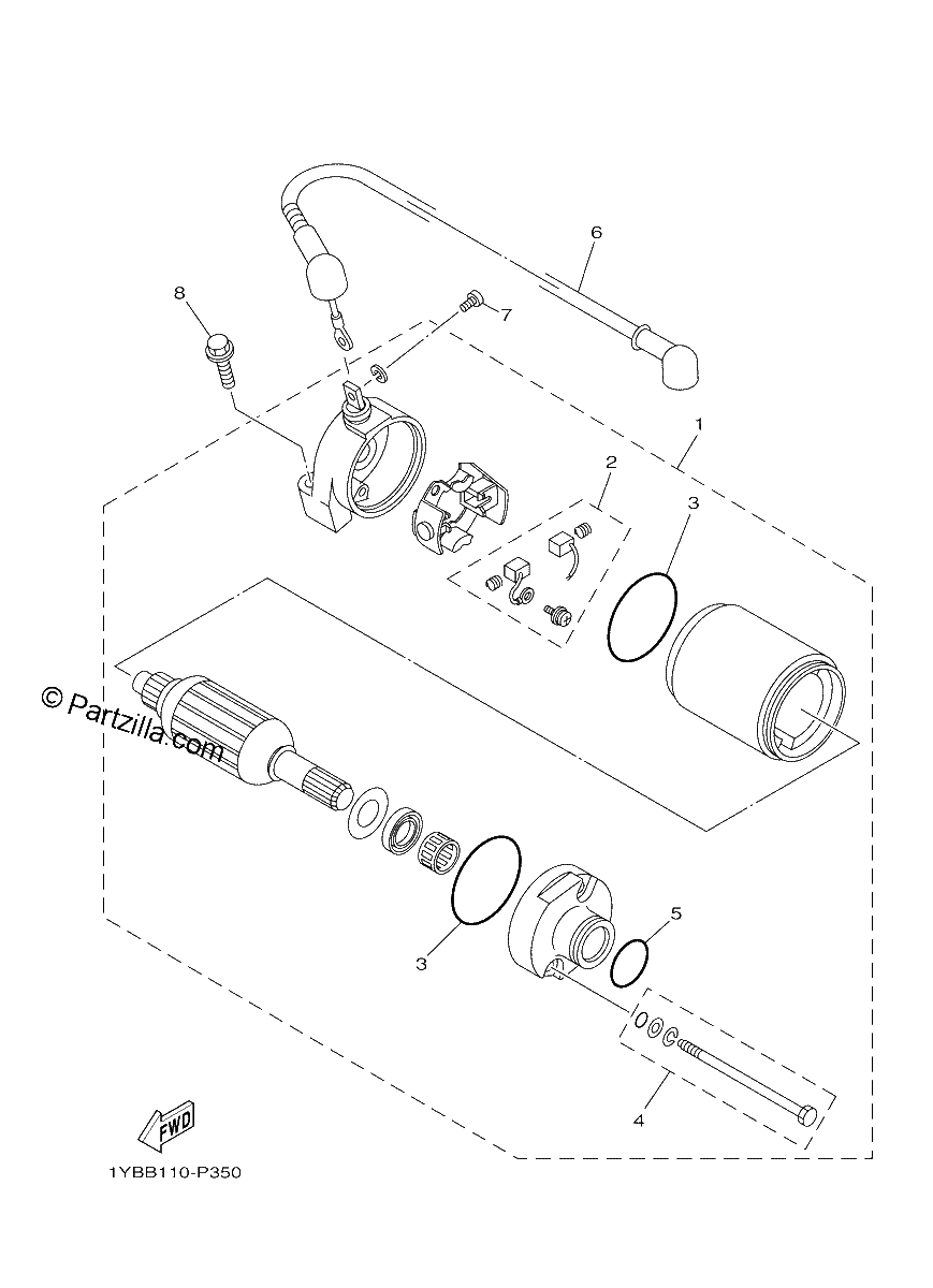Diagrama de STARTING MOTOR