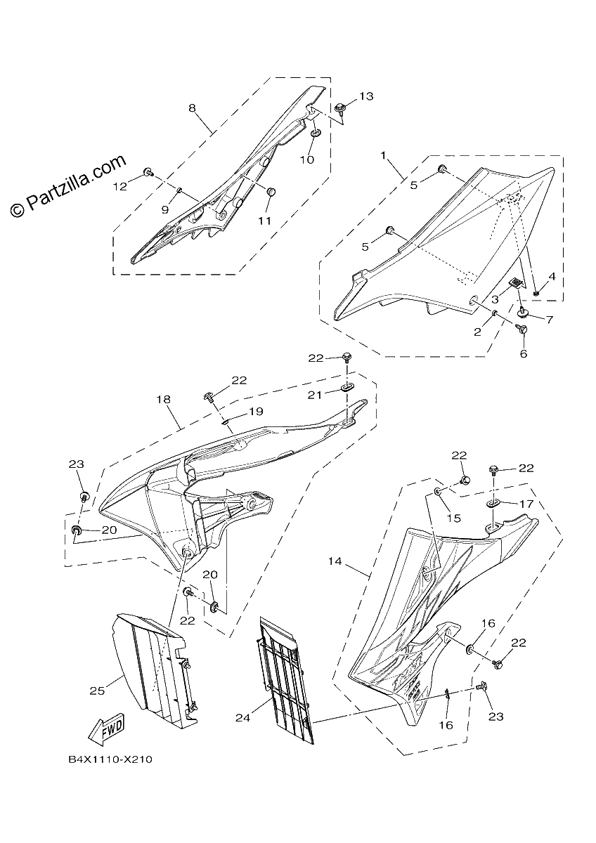 Diagrama de SIDE COVER