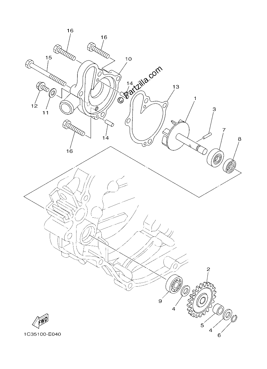 Diagrama de WATER PUMP