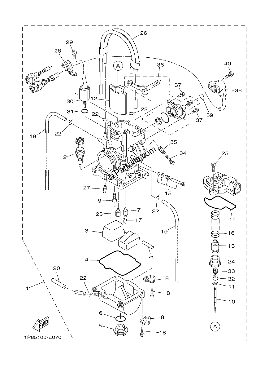 Diagrama de CARBURETOR