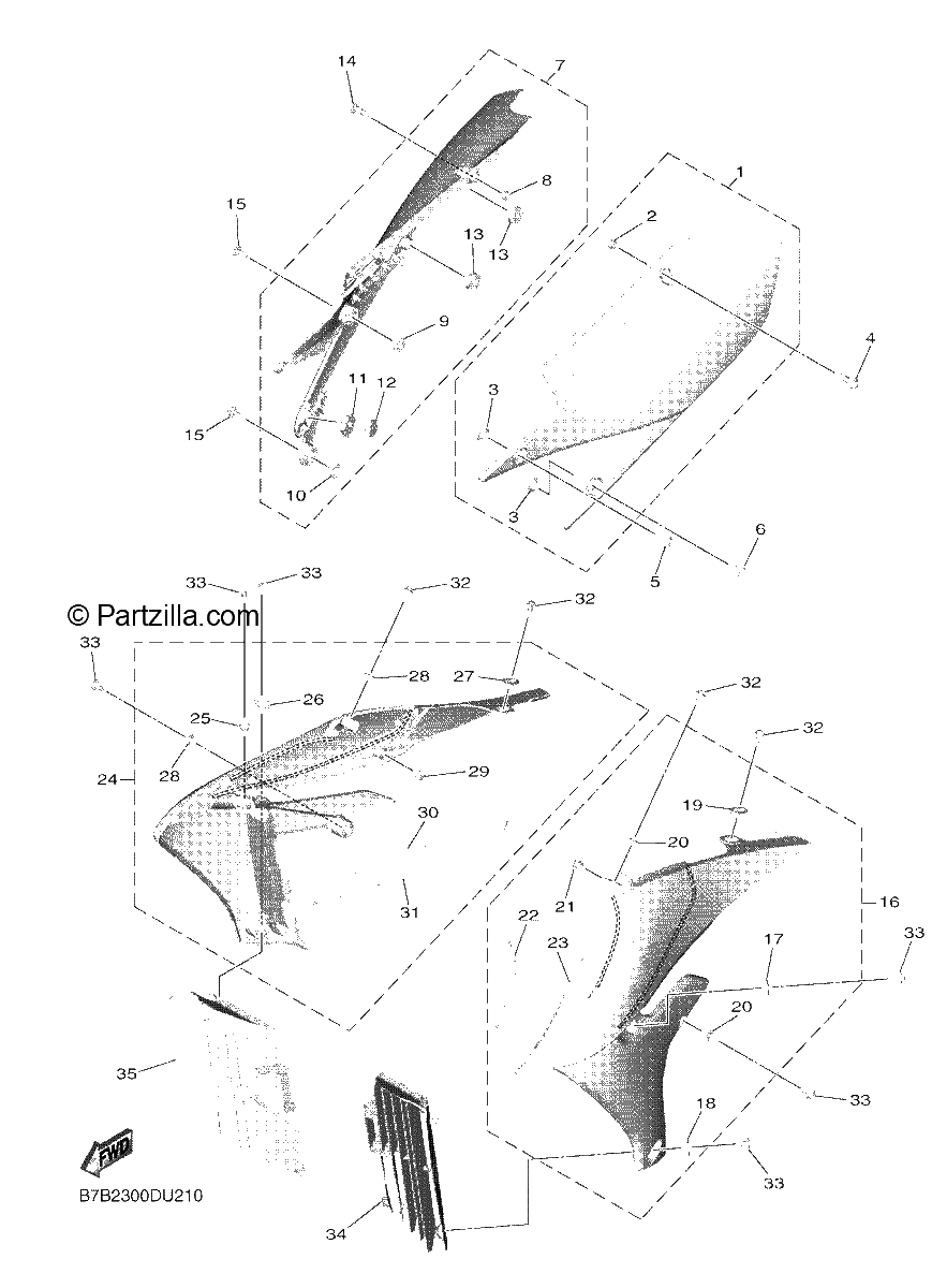Diagrama de SIDE COVER
