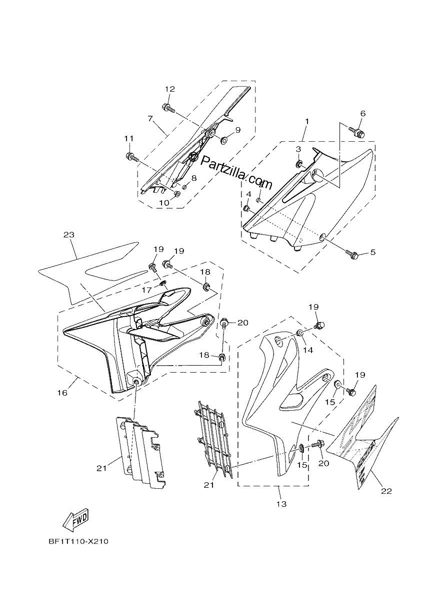 Diagrama de SIDE COVER