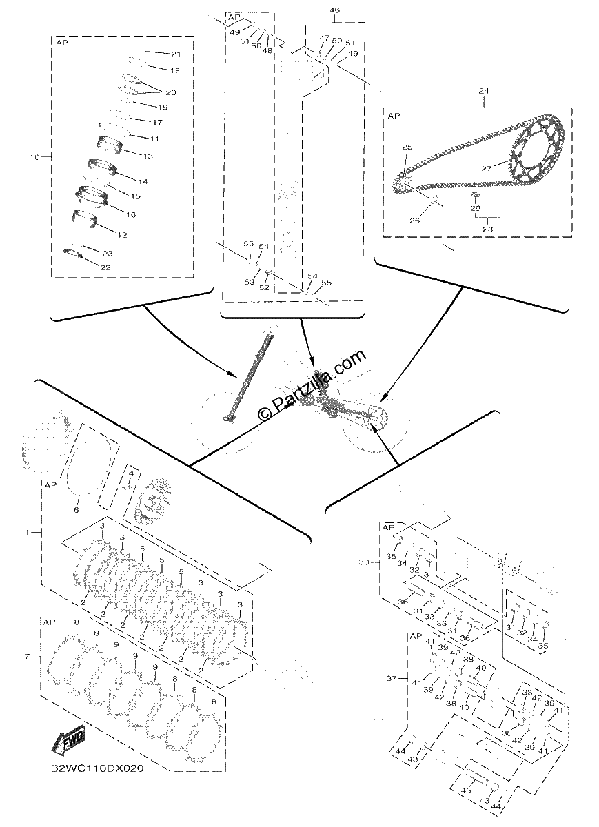 Diagrama de 3 MAINTENANCE PARTS KIT