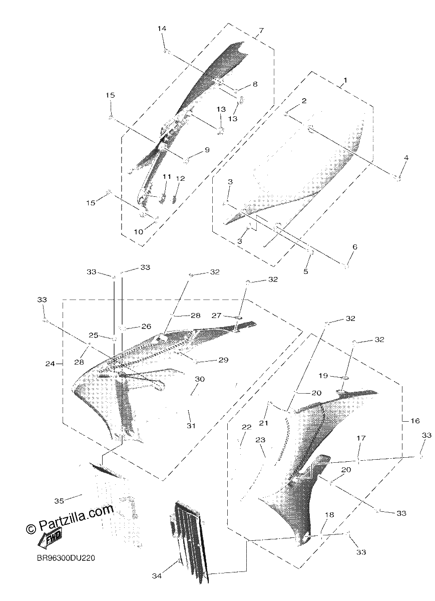 Diagrama de SIDE COVER