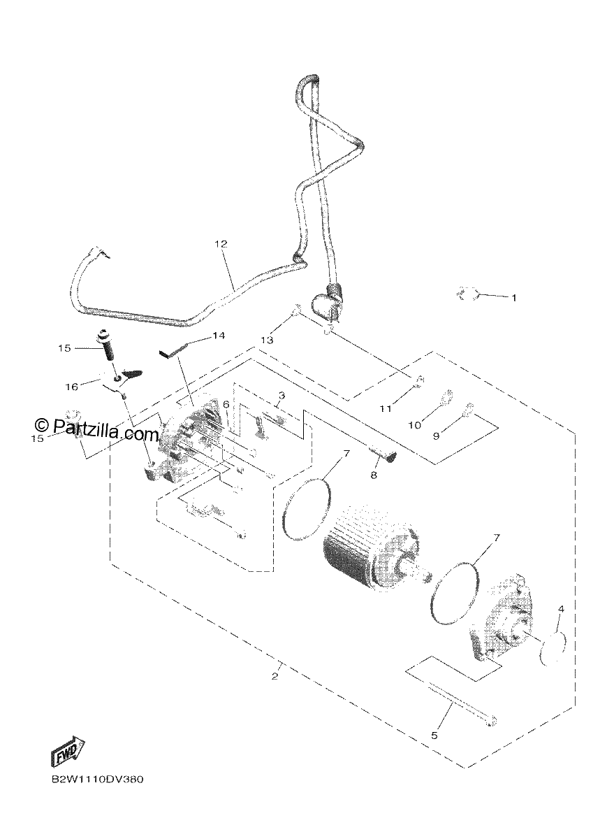 Diagrama de STARTING MOTOR