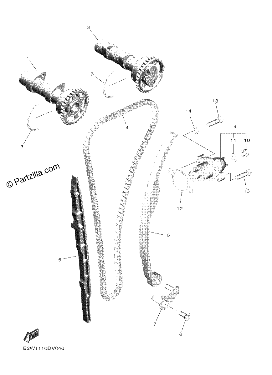 Diagrama de CAMSHAFT CHAIN
