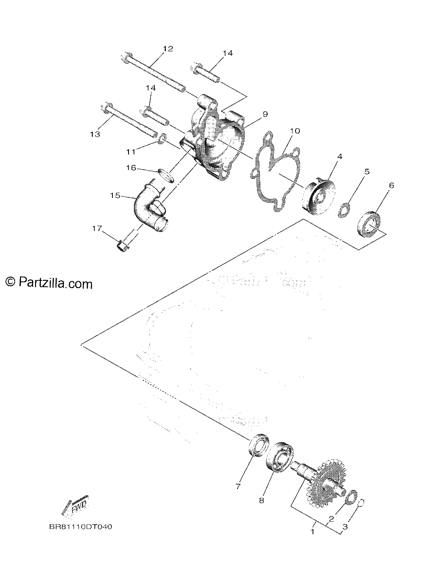 Diagrama de WATER PUMP
