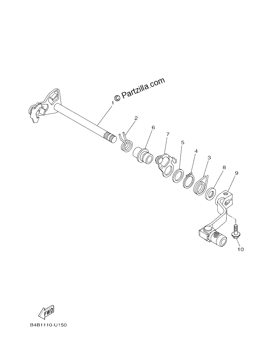 Diagrama de SHIFT SHAFT