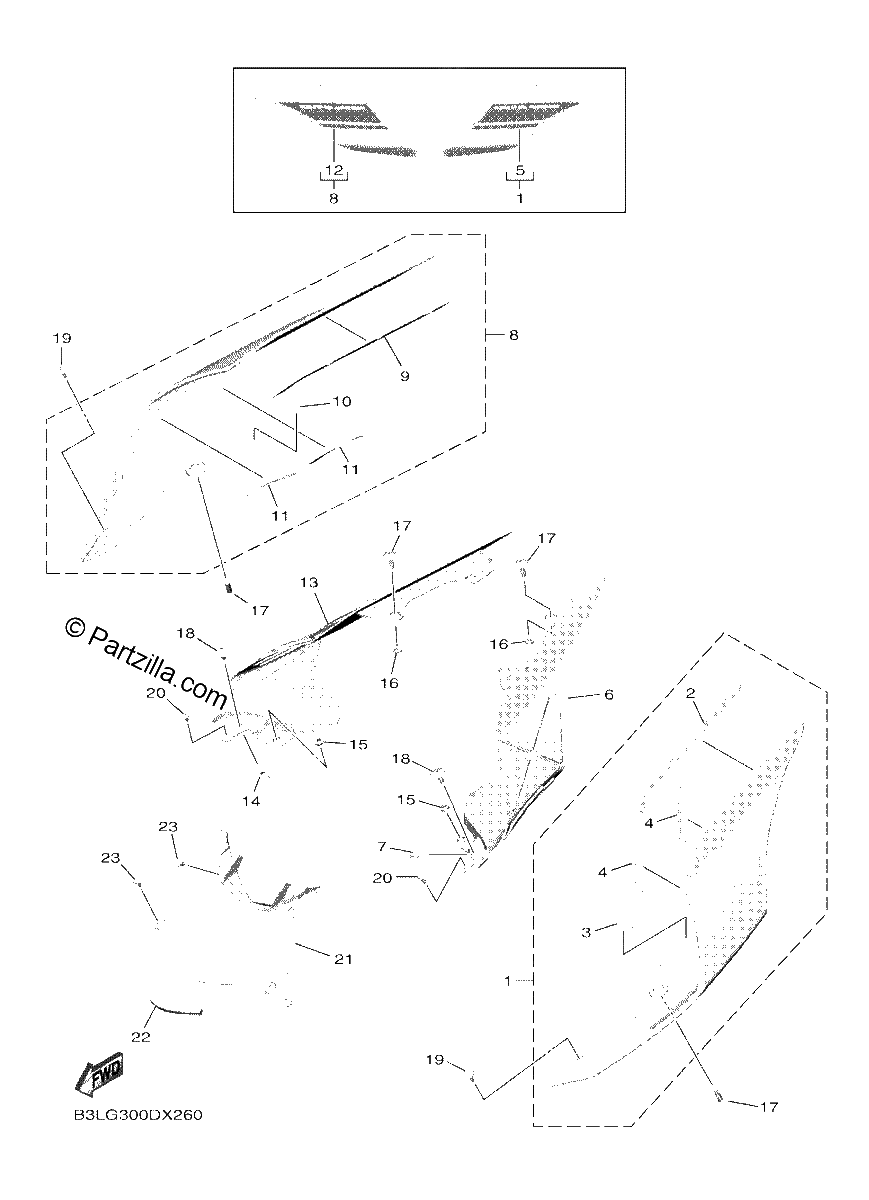Diagrama de SIDE COVER